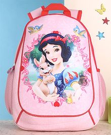 Disney Princess Print School Backpack Pink - Height 14 Inches