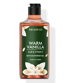 The Love Co. Warm Vanilla Shower Gel - 250 ml