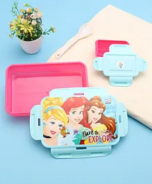 Disney Princess Themed Lunch Box Set - Pink
