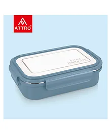 Attro Hotmate Stainless Steel Insulated Airtight Leak Proof Lunch Box - Pastel Blue