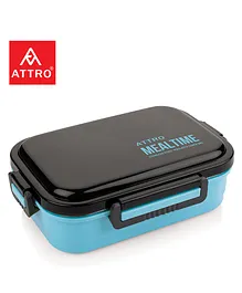 Attro Meal Time Stainless Steel Insulated Airtight Leak Proof Lunch Box - Sky Blue