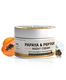 The Natural Wash Papaya & Peptide Night Cream - 50 g