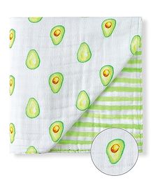 Malabar Baby Organic Snug Blanket Avocado - Green