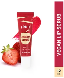 Plum Candy Melts Vegan Lip Scrub Red Velvet Love - 12 g