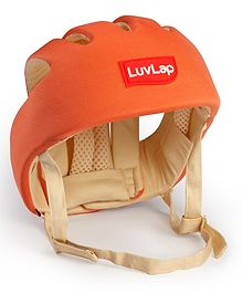 LuvLap Baby Safety Helmet, Toddler Head Protector for 6+ Months, Lightweight, Secure Fit, Air Ventilation, Orange, 6 Months to 3 Years