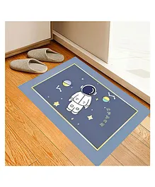 THE LITTLE LOOKERS Bathroom Mat for Kids Room - Grey