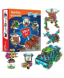 Smartivity 20 in 1 Multi Builds Spin n Go Kit - Multicolor
