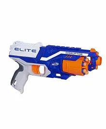 Nerf Disruptor Elite Dart Gun with 6 Darts - Blue Orange