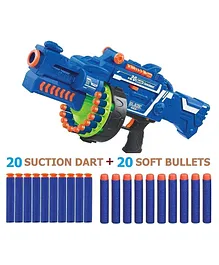 YAMAMA Blaze Storm Soft Bullet Automatic Gun For Kids 40 Darts Pieces - Multicolor