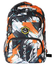Passion Petals Sport School Backpack For Kids Orange -19 inch