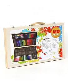 SANISHTH 180 Pieces Professional Drawing Paint Art Set For Kids Children School Wood Art Set - Multicolor