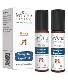 Mystiq Living Mosquito Repellant Roll On (Fabric Roll On) for Baby Kids Adult Chemical free & Herbal Mosquito repellants roll on -20 ml