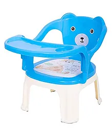 Baybee Feeding Chair with Cushioned Seat & High Backrest - Blue
