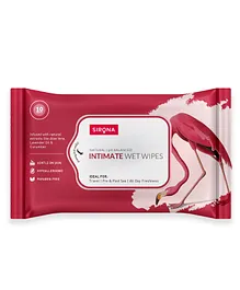 Sirona Intimate Wet Wipes - 10 Pieces