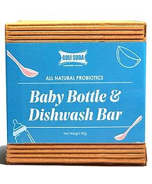 Goli Soda All Natural Probiotics Baby Bottle & Dishwash Bar - 90 g