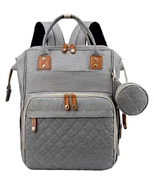 MEDITIVE Baby Diaper Bag Backpack - Grey