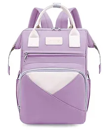 House of Quirk Multifunction Diaper Maternity Backpack Baby Boy Girl Large Capacity Convenient Baby Backpack - Seoul Purple