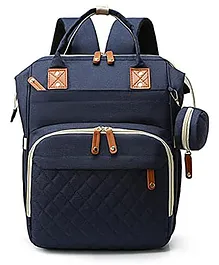 House of Quirk Diaper Bag Maternity Backpack  Baby Girl Boy Diaper Bag for Dad Mom with 16 Pockets  - Dark Blue
