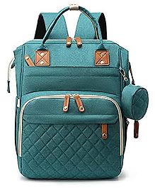 House of Quirk Diaper Bag Maternity Backpack  Baby Girl Boy Diaper Bag for Dad Mom with 16 Pockets Diaper Bag for Travel - Green