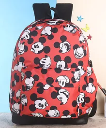 Disney Mickey Mouse School Bag Red - 18 Inch