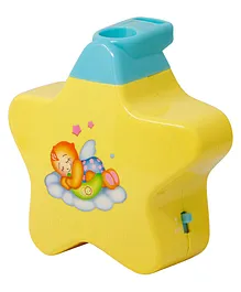 Fiddlerz Little Angel Baby Sleep Star Projector with Star Light Show and Music (Colour May Vary)