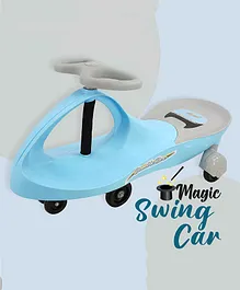 Dash Bumble Bee Magic Swing Car With Scratch Free PU Wheels - Blue
