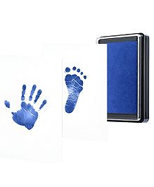 Bembika Baby Finger Print and Footprint Kit inkpad for kids   Blue