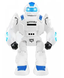 NEGOCIO Remote Control Intelligent Robot Iron Soldier Robot Smart Interactive Walking Music Dancing Shoot Disc with Robotic (Color May Vary)