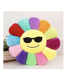 DearJoy Rainbow Smiley Pillow Cushion for Kids (Multicolor)