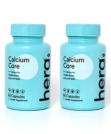 Hera Calcium Core Pack of 2 -60 capsules Each
