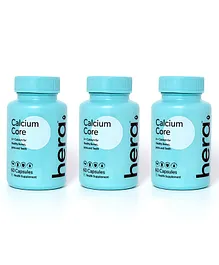 Hera Calcium Core pack of 3 - 60 Capsules each