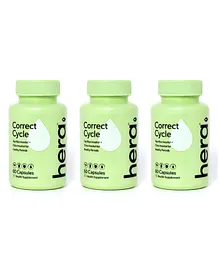 Hera Correct Cycle pack of 3 - 30 Capsules each