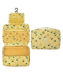 NeonateCare Hanging Travel Toiletry Bag - Yellow