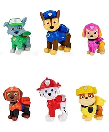BitFeex Dog Pup Buddies Rescue Dog Figure Pup Team Mission Toy For Child Pack Of 6  Multicolor