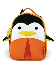 Skip Hop Insulated Lunch Bag Picasso Penguin Design - Black White Orange
