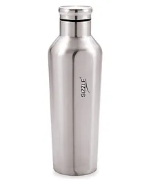 Sizzle Sizzle Leak Proof Stainless Steel Water Bottle Silver - 600 ml
