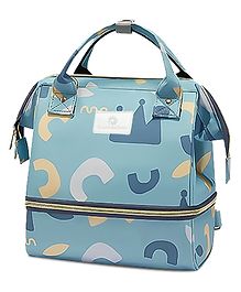 StarAndDaisy Diaper Bags For Mothers With Large Capacity, Numerous Compartments And Multiple Pockets - Trendy Blue Color