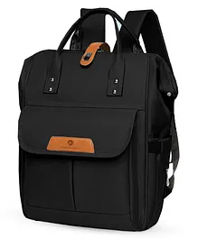 Star And Daisy Best Diaper Bags For Moms With Stylish Compartments For Daily And Baby Essentials (Ultima  Black)