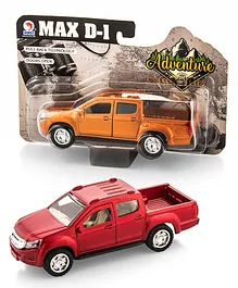 Shinsei Max d1 Adventure Pickup Pull Back Car - Red