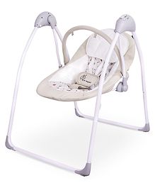 R for Rabbit Snicker Automatic Baby Swing - Beige