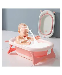 R for Rabbit Bubble Double Aqua Baby Bath Tub - Pink