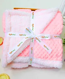 OYO BABY New Born Super Soft Baby Blanket Wrapper Sheet - Pink