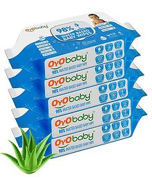 Oyo Baby Wipes Offers Combo Wet Wipes With Lid Water Wipes for Newborn babies Pack of 5 - 360 wipes
