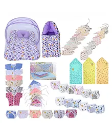 Fareto Baby Daily Essential Pack of 52 - Purple