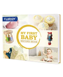 Clapjoy My First Baby Record Book Newborn Journal For Expecting Parents- English
