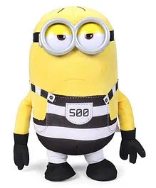 Minions Jail Dave Soft Toy Yellow - Height 37 cm