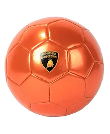 Lamborghini Metallic PVC Soccer Ball Size 5 - Orange