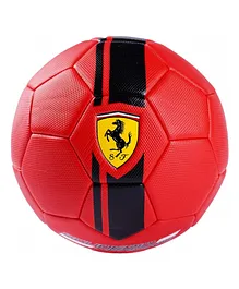 Ferrari Machine Sewing Soccer Ball Size 5 - Red