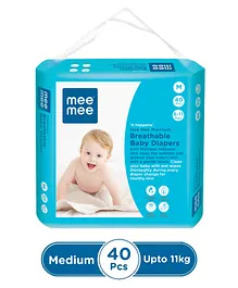 Mee Mee Breathable Premium Diaper Pants Medium - 40 Pieces
