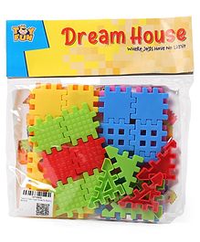 Toyfun Dream House PVC Building Blocks 44 Pieces - Multicolor